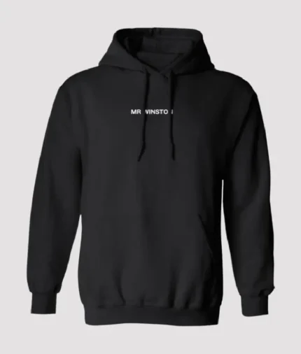 Mr Winston Merch Logo Hoodie Sweatshirt – Black (1)