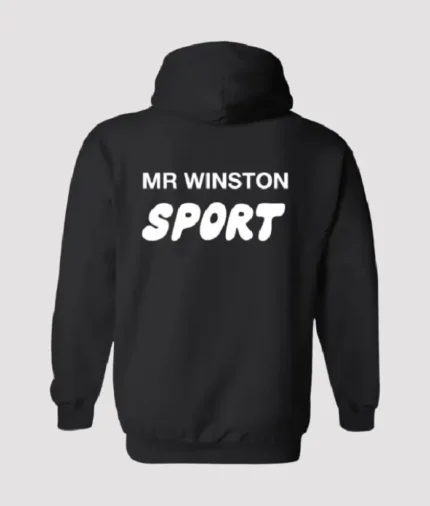 Mr Winston Merch Logo Hoodie Sweatshirt – Black (2)