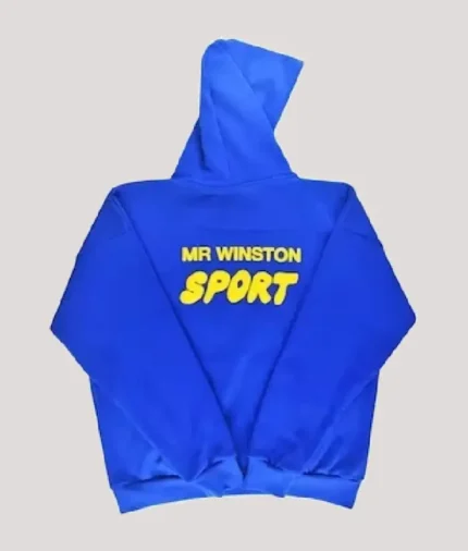 Mr Winston Puff Hoodie Sweatshirt – Blue (1)