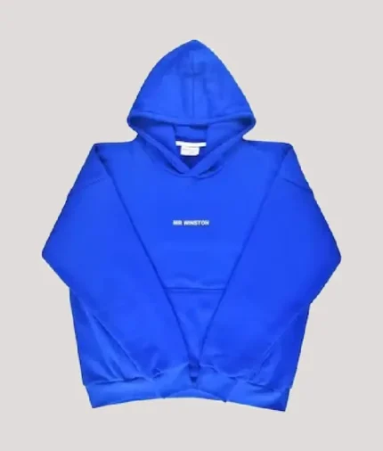 Mr Winston Puff Hoodie Sweatshirt – Blue (2)