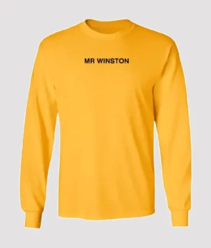Mr Winston Merch Logo Sweatshirt – Yellow (1)